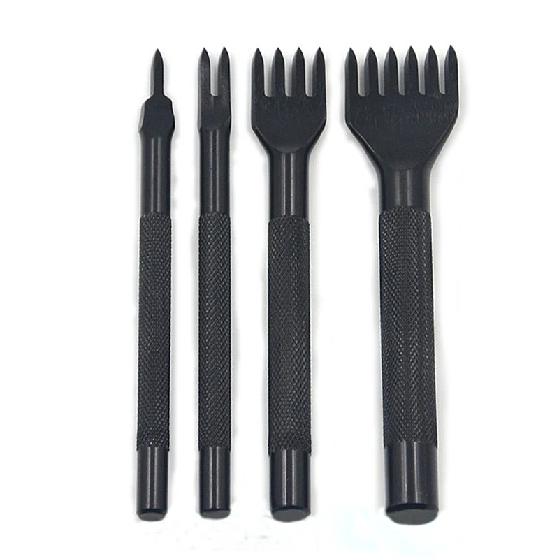

18pcs Craft DIY Handmade Tools Punch Edger Trench Device Belt Puncher Set Leather Hand Tools KM88