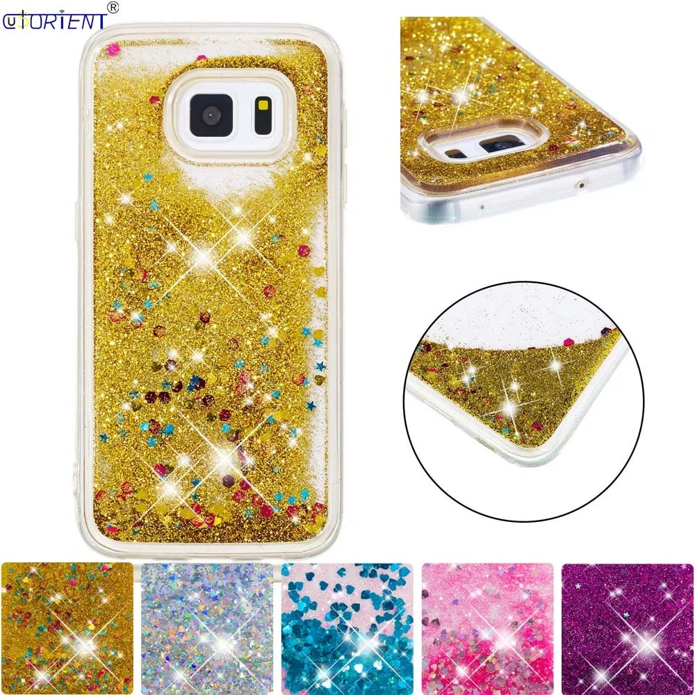Для Samsung Galaxy S5 блестящий чехол с зыбучим песком S 5 5S G900 SM G900H G900F блестящая