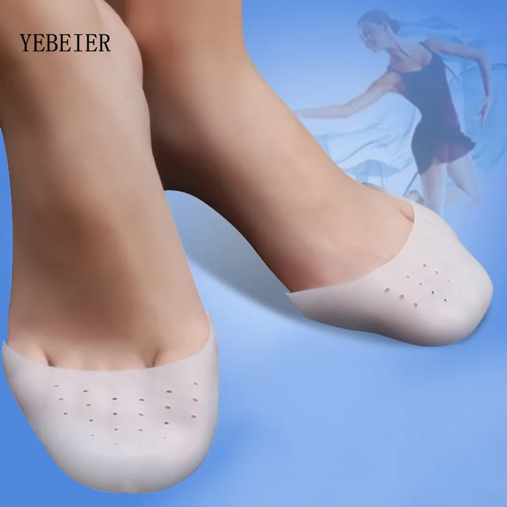 

2 Pairs Professional Gel Toe Caps Pads Protector for Pointed Ballet Shoes