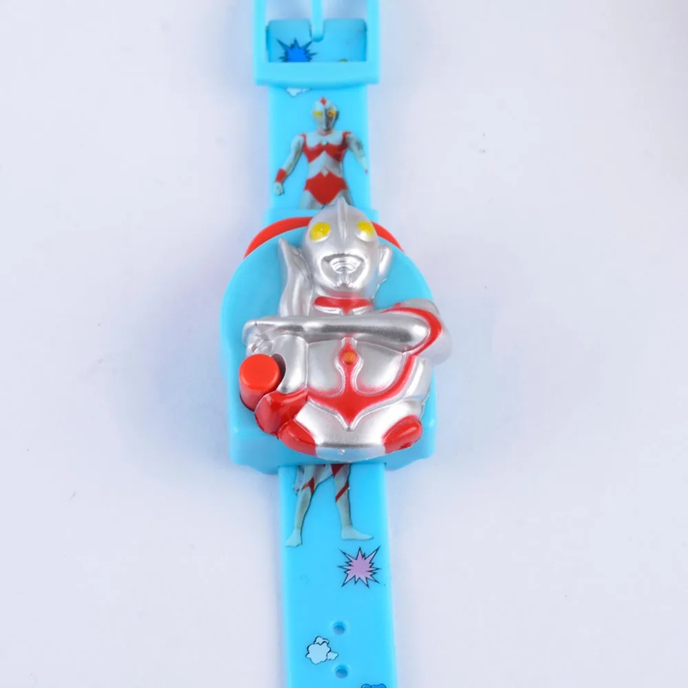 2017 Baru Mainan Ultraman 3D Jam Tangan Anak Anak Menonton Kartun