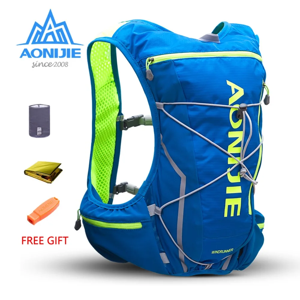 

AONIJIE 10L Running Bags Hydration Pack Backpack Rucksack Vest Harness Water Bladder Hiking Camping Marathon Race Sports E904S