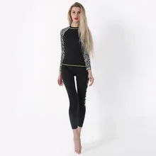 Для женщин s Защита от солнца UPF 50+ лайкра Купальники сыпь Футболка охранника для женщин с длинным рукавом Рашгард топы для женщин серфинг купальные Топы