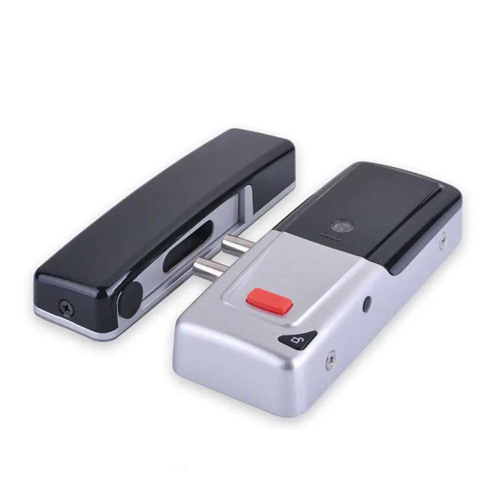 wireless Remote control home door locks smart electronic lock with 4 remote control