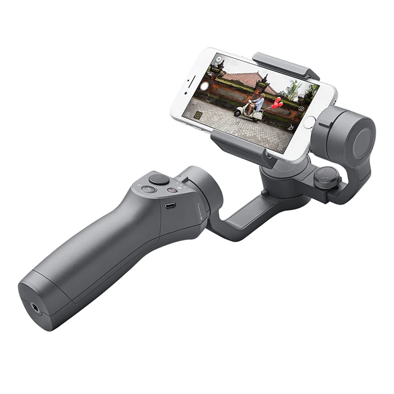 DJI Osmo Mobile 2 ручной карданный 3-осевой Карманный шарнирный стабилизатор для камеры телефона стабилизатор для iPhone 8X samsung huawei Xiaomi гладкая