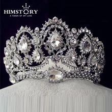 Hot European Designs Vintage Peacock Crystal Tiara Bridal Hair Accessories Wedding Quinceanera Rhinestone Tiaras Crowns Pageant