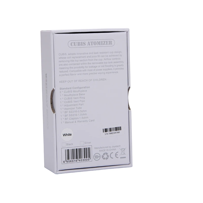 Joyetech Atomizer 3.5ml Bottom Feeding Design Cubis Tank for 510 thread battery vs Cubis Pro fits eVic VTwo mini 02