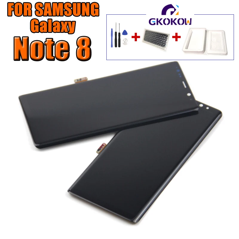 Хорошее качество дисплей мобильного телефона для Samsung Note 8 N9500 N950F экран