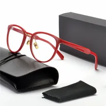 Брендовые дизайнерские очки с красной кошечкой, оправа для женщин, дизайнерские брендовые, женские роскошные очки, женские круглые оптические очки NX