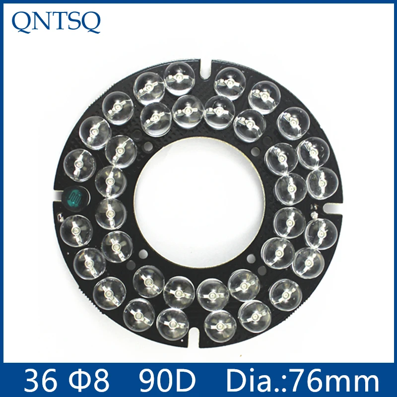 850nm 36LED 8mm Infrared IR Led Board For Camera 90 Degree Bulb.CY36f8-90 | Безопасность и защита