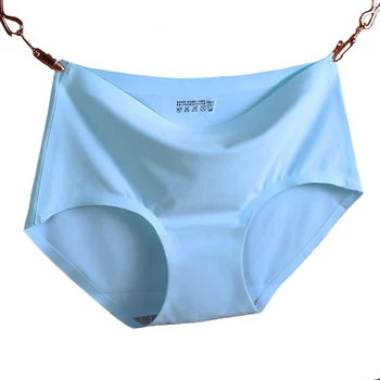 

Hot sale Women ice briefs silk cool and Intimates Seamless Traceless Sexy lingerie Underwear Women Panties