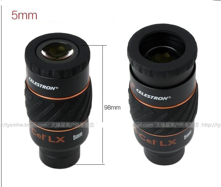 Окуляр CELESTRON X-CEL LX 9 мм поле зрения 60 шестиэлементный полностью многослойный объектив цельный окуляр не Монокуляр