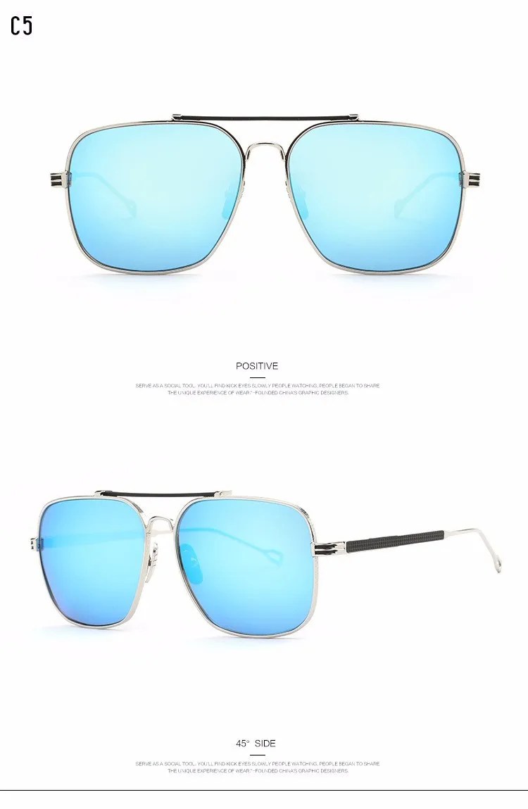 JackJad, модные мужские Квадратные Солнцезащитные очки в авиационном стиле, фирменный дизайн, качественная металлическая оправа, солнцезащитные очки Oculos De Sol lunetes