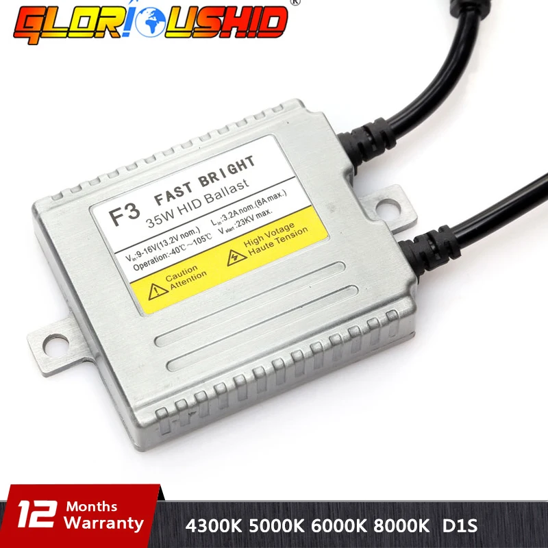

1pc AC 12V 35W Xenon Ballast Fast bright F3 Digital Conversion Ballast H4 H7 H1 H3 H8 H9 H11 9005 9006 881 Hid Ballast