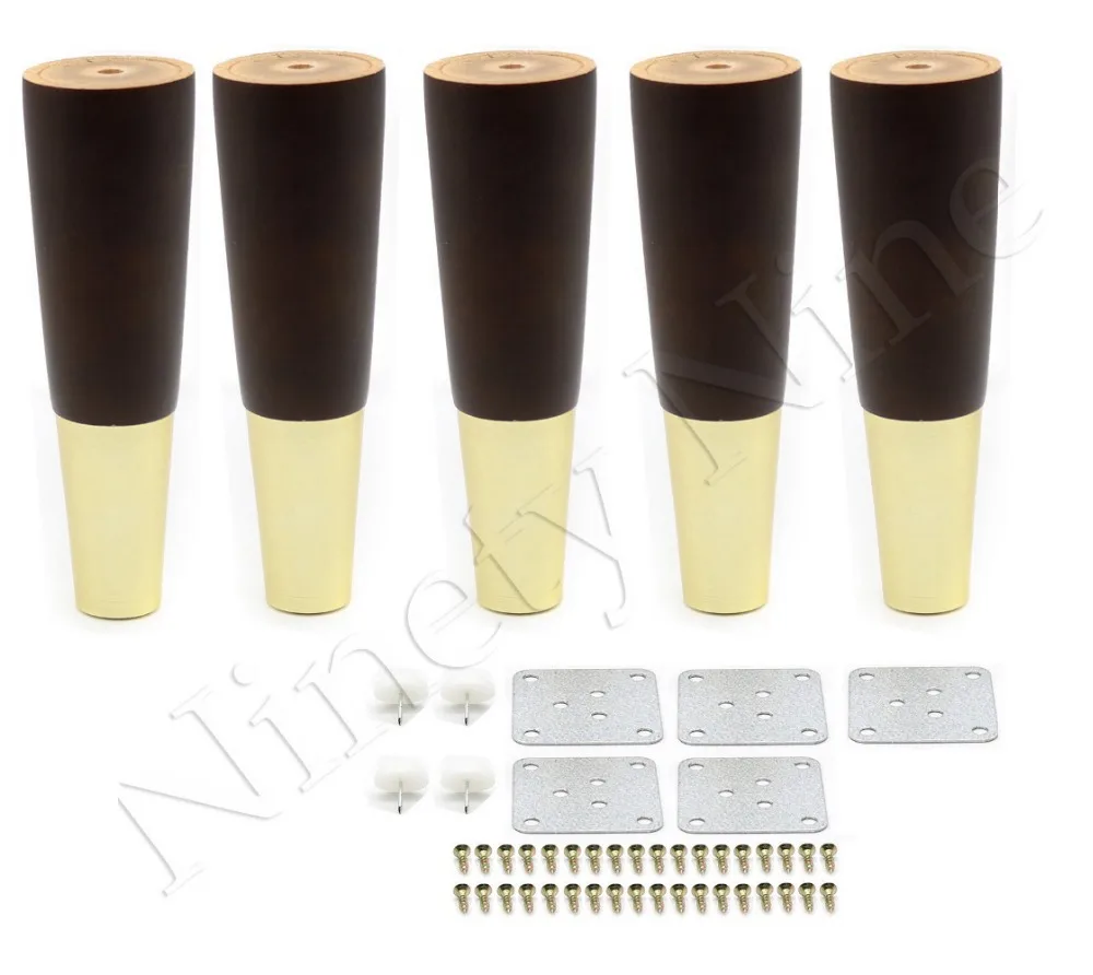 4Pcs-164X48X25mm-Walnut-Color-Zinc-alloy-Furniture-wooden-feet-sofa-cabinet-support-foot-oak-with-aluminum (2)
