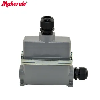 

MK-HE-024-4D 16A terminal block power crimp plug heavy duty connectors for spinning and packing machine