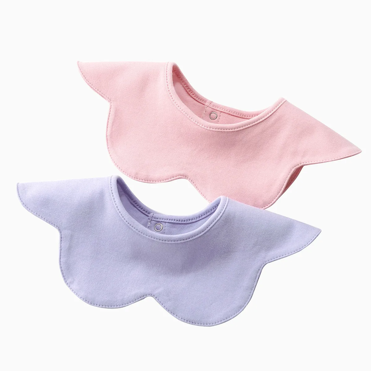 

New Born Solid color 100% Cotton Baby Bibs fashion soft children Babador Baby Feeding Bandana Baby Boy Babetes