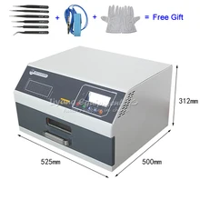 LY 962C цифровой дисплей 2400 Вт программируемая печь для пайки методом оплавления припоя станция 400*330 мм область сварки