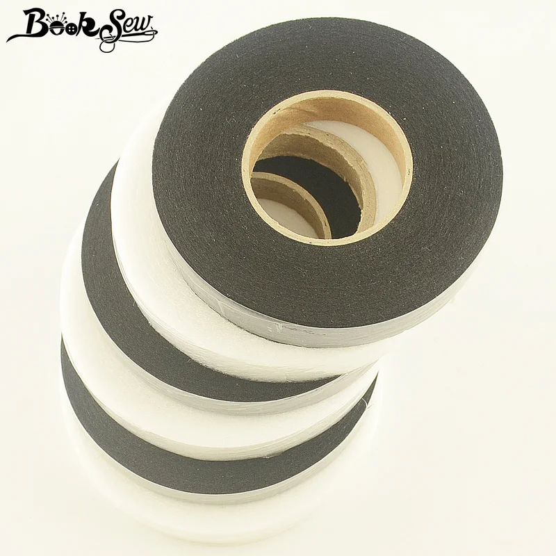 

Booksew Fabric Tape Double Faced Adhesive Synthetic Batting White Black For Sewing Patchwork Quilt Lining Diy Craft Supplies