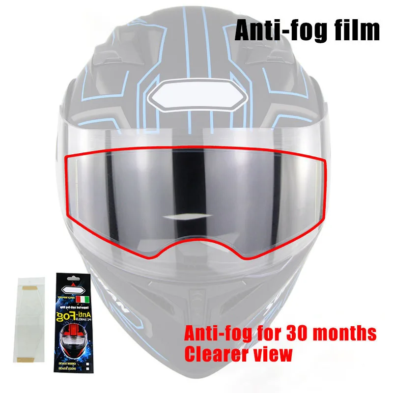 Helmet Anti-fog Films Motorbike Lens Visor Waterproof Protective Stickers XR657 | Автомобили и мотоциклы