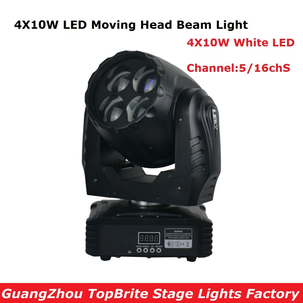 Best Price 4X10W Super Beam LED Moving Head Wash Light High Quality Perfect Stage Effect Lights For DJ Disco KTV Nightclubs | Освещение