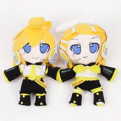 Kawaii с рисунком Аниме Vocaloid Kagamine ren Рин Плюшевые игрушки Мягкая кукла 26 см