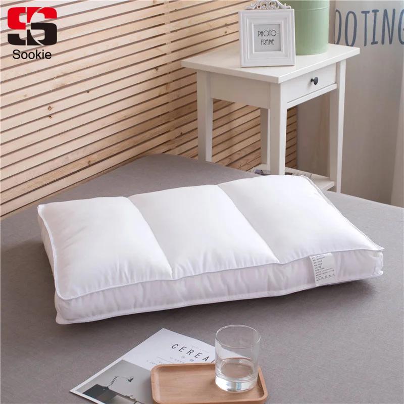 Sookie Rectangle Shape Neck Health Cotton Bedding Pillow Zero Pressure