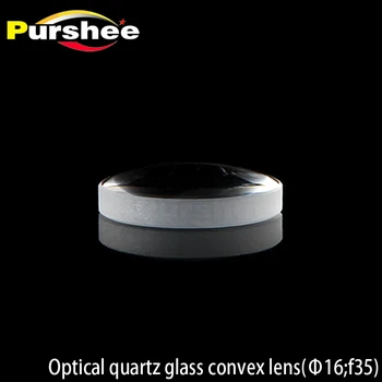 

Optical quartz glass convex lens(D16;f35)