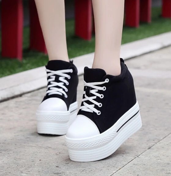 8 cm 12 cm Dikke Zolen Muffin Canvas Schoenen Vrouwen Plateauzolen Kant  Fashion Casual Basic Modellen Literaire witte Platte schoenen|fashion flat  shoes|flat shoesflat shoes fashion - AliExpress