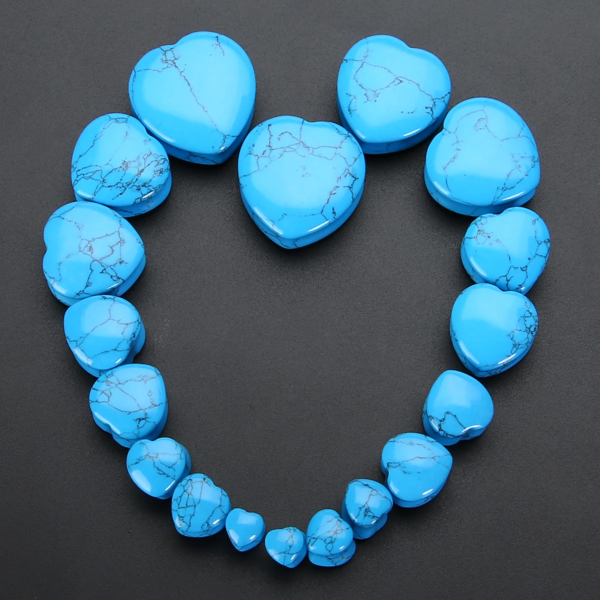 1 Pair Shellhard Heart Shaped Stone Ear Plug Fashion Flesh Tunnel Ear Expander Stretcher For Women Femme Jewelry