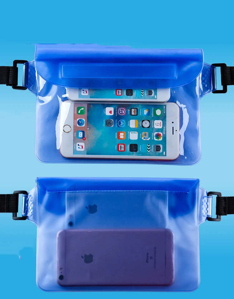 Waterproof Cell Phone Pouch Sports Waist Bag Swimming Drifting Pouch Dry Bag PVC Phone Cover Protective Bag Diving Accessories (14)