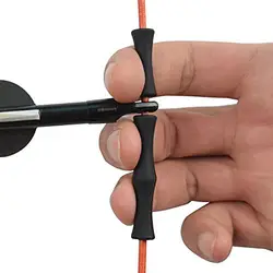 Новый 1 комплект охотничья мишень для стрельбы из лука изогнутый Bowstring Finger Guard Sever мягкий силиконовый лук струна протектор снаряжение