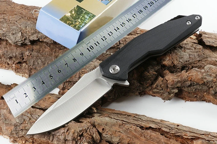 KESIWO new folding knife tactical survival pocket knives ball bearing flipper 9cr18mov blade G10 wood handle outdoor EDC tools KESIWO new folding knife tactical survival pocket knives ball bearing flipper 9cr18mov blade G10 wood handle outdoor EDC tools