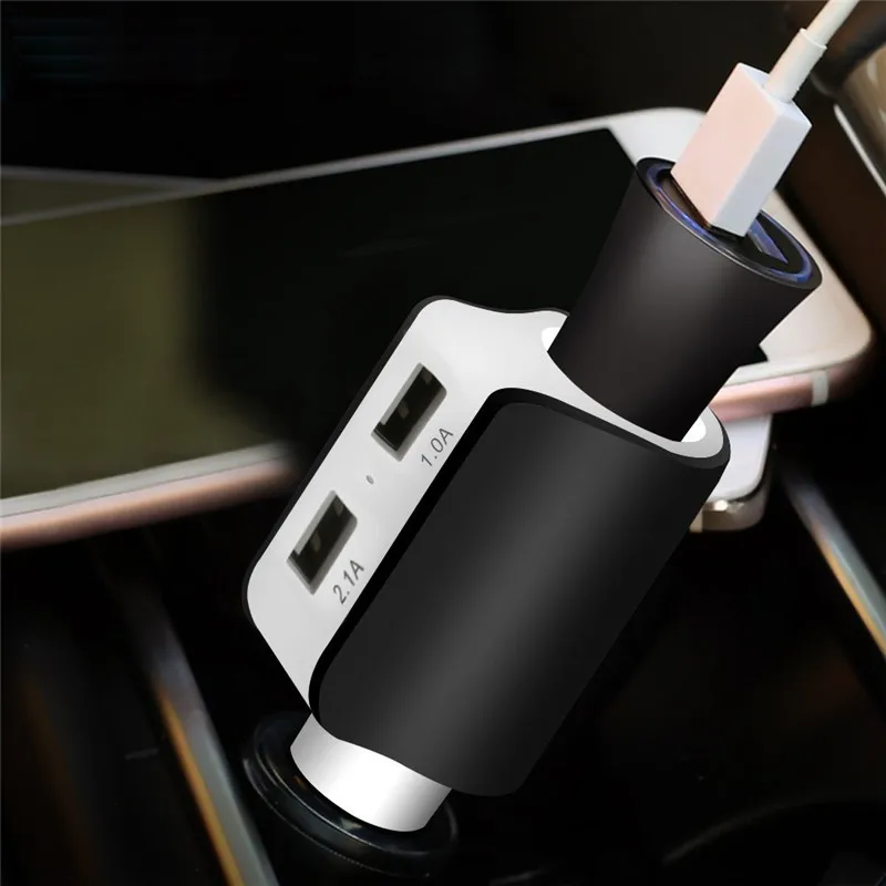Автомобильное зарядное устройство Dua с портом USB 1 прикуриватель 2 3 А для