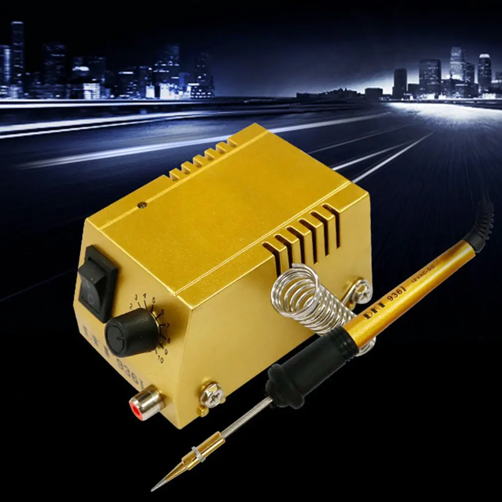 DKT 936I мини Регулируемый паяльник с термостатом Repair Tool AC 220 паяльная станция
