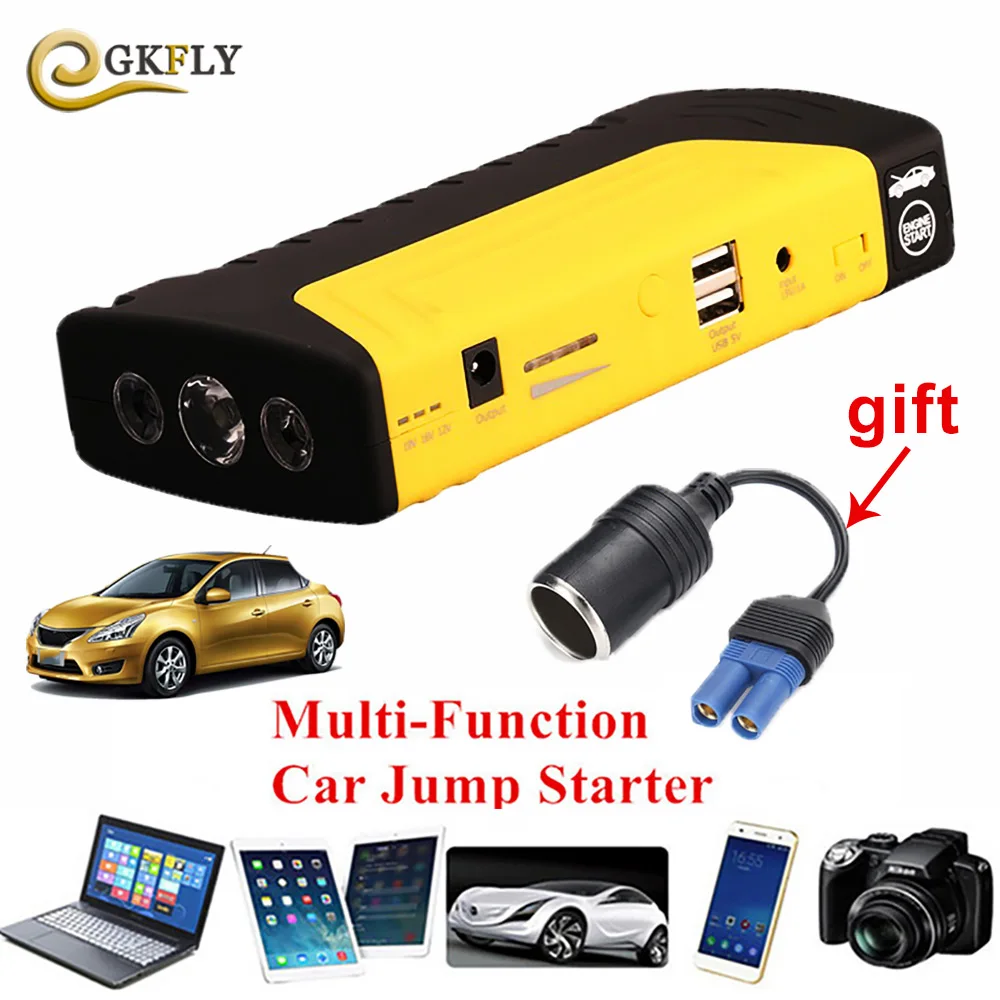 2019 Portable Car Jump Starter 12V 600A Peak Power Bank Emergency Auto Battery Booster Pack Car Battery Charger Starting Device 2019 Portable Car Jump Starter 12V 600A Peak Power Bank Emergency Auto Battery Booster Pack Car Battery Charger Starting Device