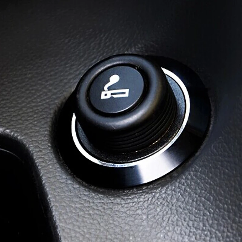 Color Cigarette Lighter Decoration Trim Ring Sticker Chevrolet Chevy Cruze Sedan Hatchback 2009-Car Moulding Decoration Car Styling Stickers
