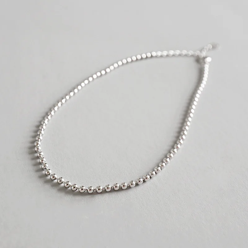 100% 925 Sterling Silver Anklets For Women 2020 Simple 2mm Round Beads Anklets Foot Jewelry Bracelet Leg Chain Gift enkelbandje 100% 925 Sterling Silver Anklets For Women 2020 Simple 2mm Round Beads Anklets Foot Jewelry Bracelet Leg Chain Gift enkelbandje