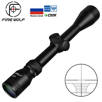 baratas Atacado Frete Grátis Pro 3-9x40 Caça Mil Dot Rifle De Ar Arma Ao Ar Livre óptica Sniper Cervos Caça Escopo Montar Trilho
