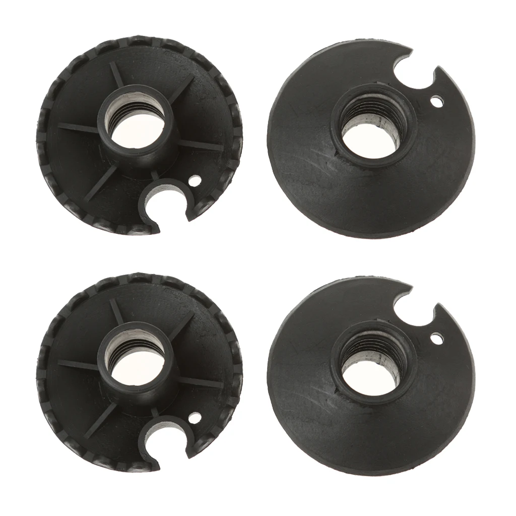  4pcs Removable Rubber Mud Basket Replacement Tips Protectors for Trekking Poles Hiking Sticks 4cm  Walking Stick Protectors