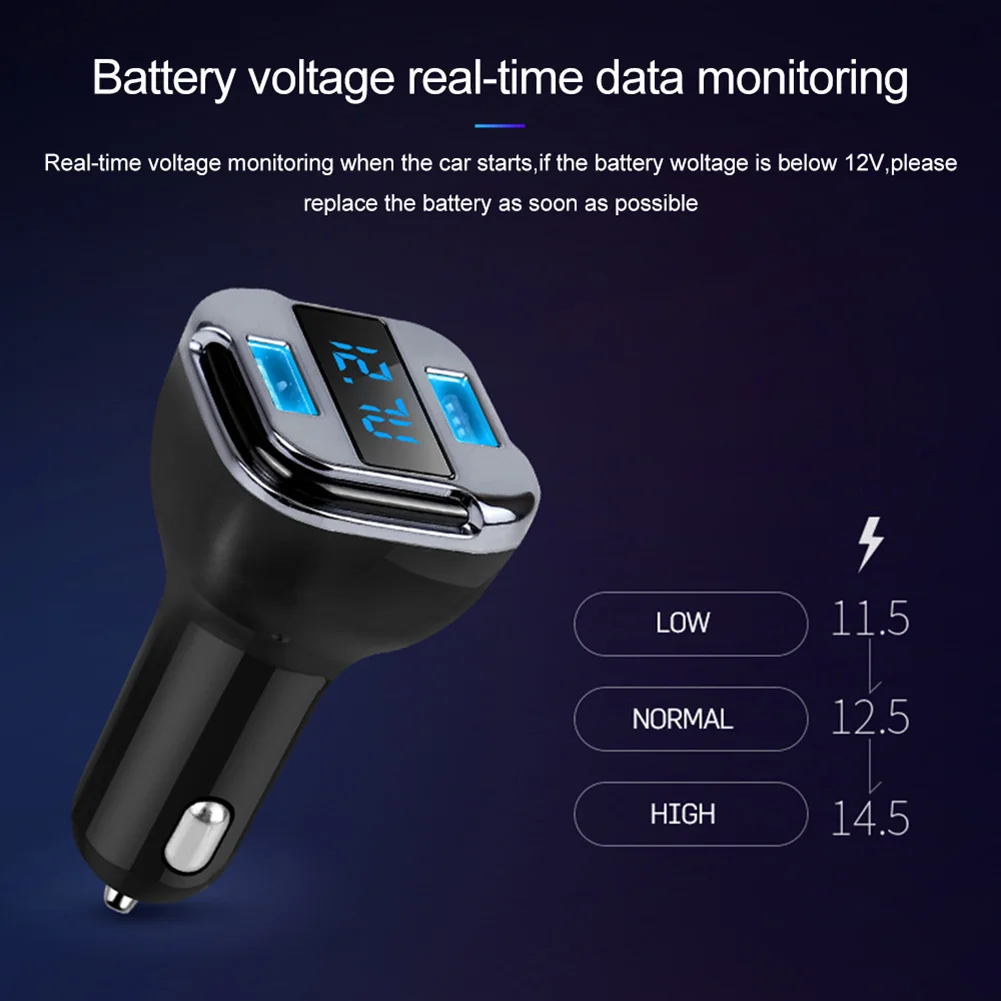 

Car GPS Tracking Locator Real Time Location Device Dual USB Car Charger Voltmeter M8617
