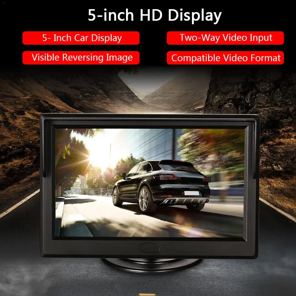 

2.4G Signal Receiving And Transmitting HD Camera 5inch Wireless Rear View Camera Dropship 7.24