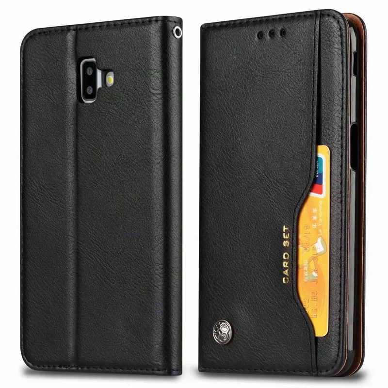 Роскошный Магнитный чехол-кошелек с откидной крышкой для Samsung Galaxy S10 E S10Plus Note 10 9 j6