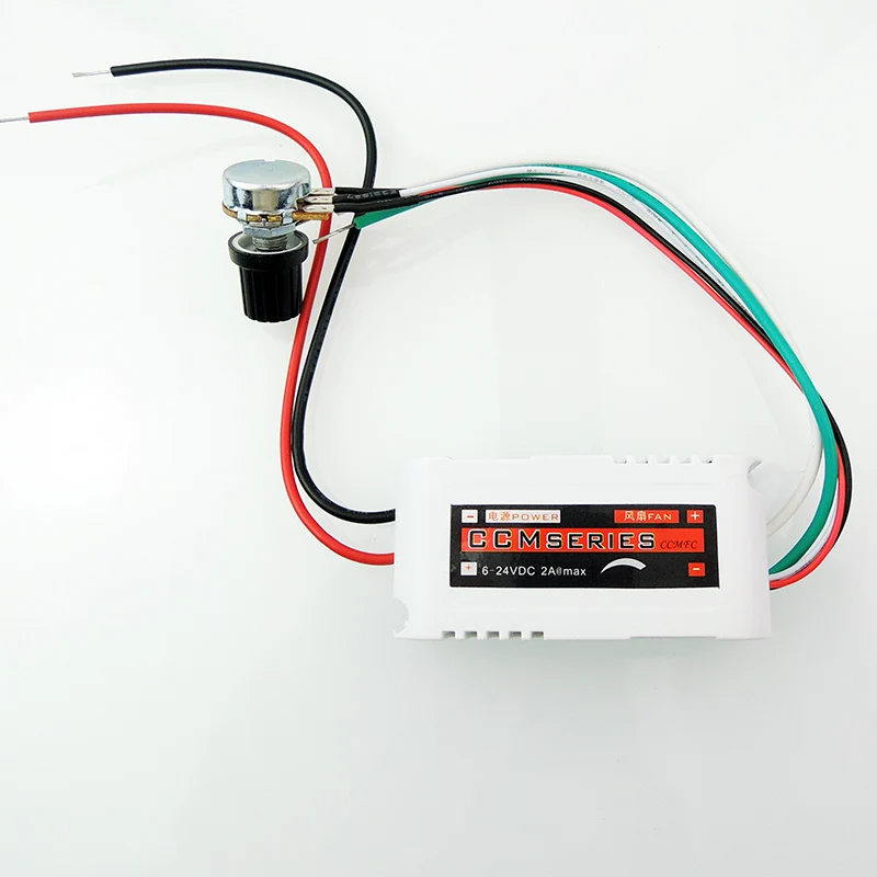 

Brushless Blower Fan Speed Regulation 5V12V24V2A DC Motor Speed Regulator