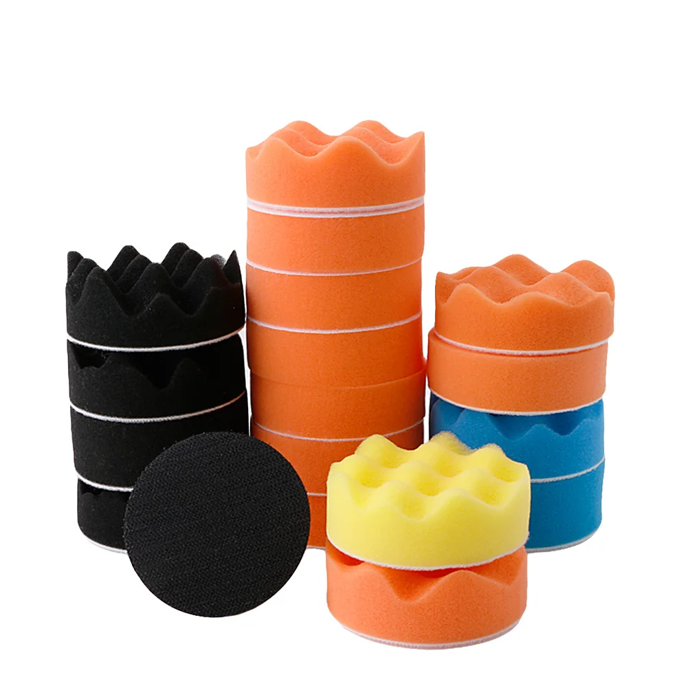 

Drop Ship New 18Pcs 3" Sponge Buff Buffing Polishing Pad Set M10/M14 Thread Car Polisher