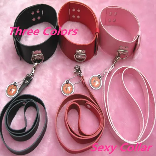 1PCS PU Leather Sex Collars For Adult Submissive Fetish Slave Sex