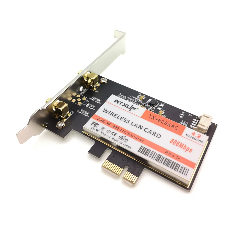 Сетевая карта 802.11AC PCI E для настольного ПК Wi Fi сетевая Intel 8260AC 8260NGW 867 Мбит/с + Bluetooth 4 2