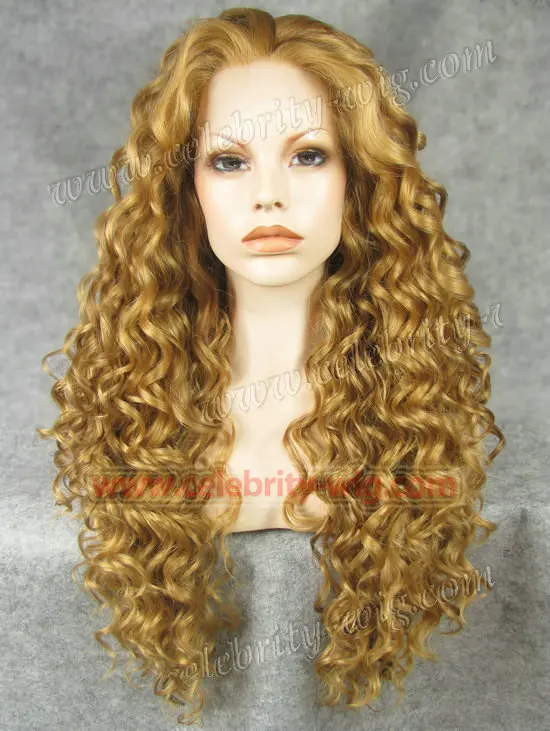 

Best Quality Stunning Curly Synthetic Lace Front Wig Rupaul Wig Free Express Shipping