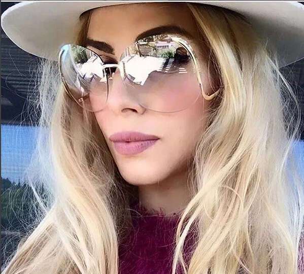 

Cool 2019 New Famous Brand Design transparent Women Men Mirror Sunglasses Drive Sun Glasses Male Female Fashion Eyeglass