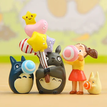 

Japan Totoro action Figure mini toys My Neighbor Ghibli Miyazaki Anime Mushroom Totoro Figurine Birthday Gifts for kids