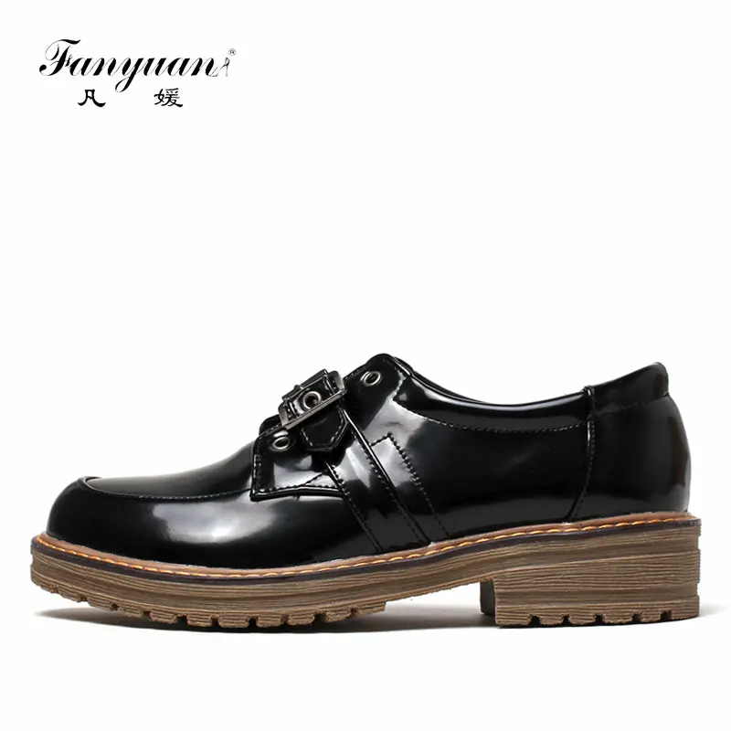 Fanyuan Casual Women Quality Shoes Durable Buckle Ladies Dress shoes